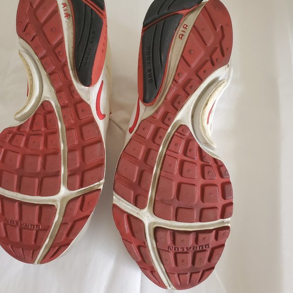 Nike Air BRS 1000 Men's grey and red  Lace Up Athletic Sneakers - Picture 4 of 6